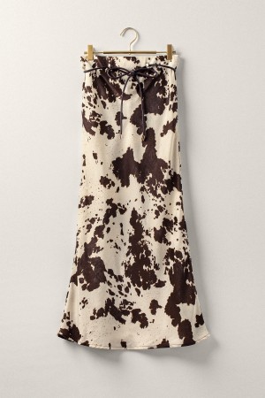 0121-6735<br/>Rodeo Chic Cow Print Skirt